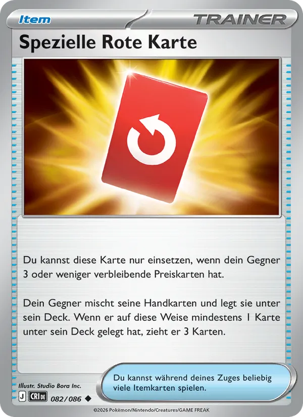 Spezielle Rote Karte (Wachsendes Chaos #082/86)