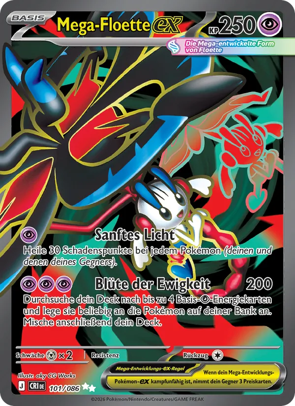 Mega-Floette-ex (Chaos Rising #101/86)
