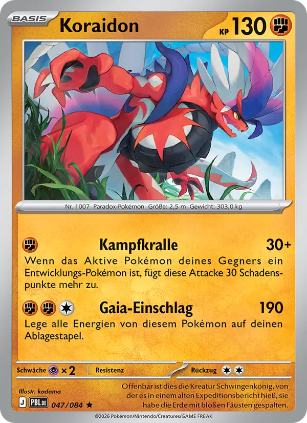 Koraidon (Dunkelnacht #047/84)