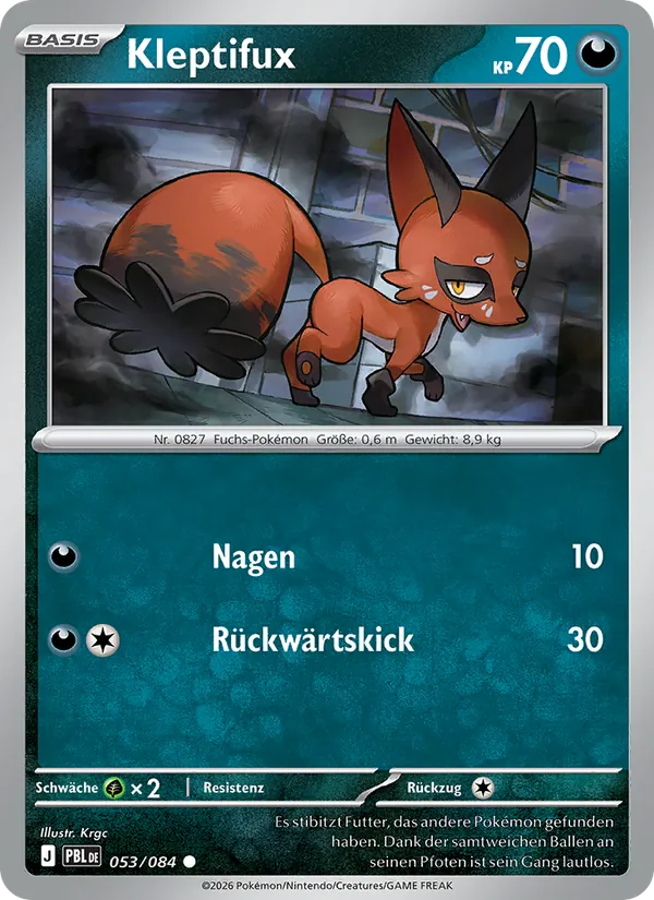 Kleptifux (Dunkelnacht #053/84)