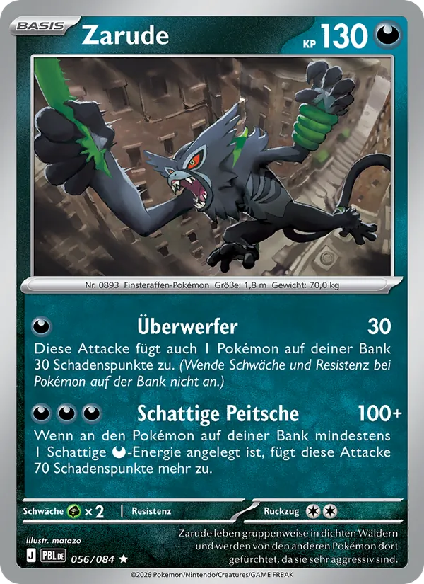 Zarude (Pitch Black #056/84)
