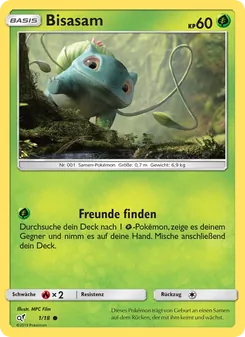 Bisasam (Meisterdetektiv Pikachu #1/18)