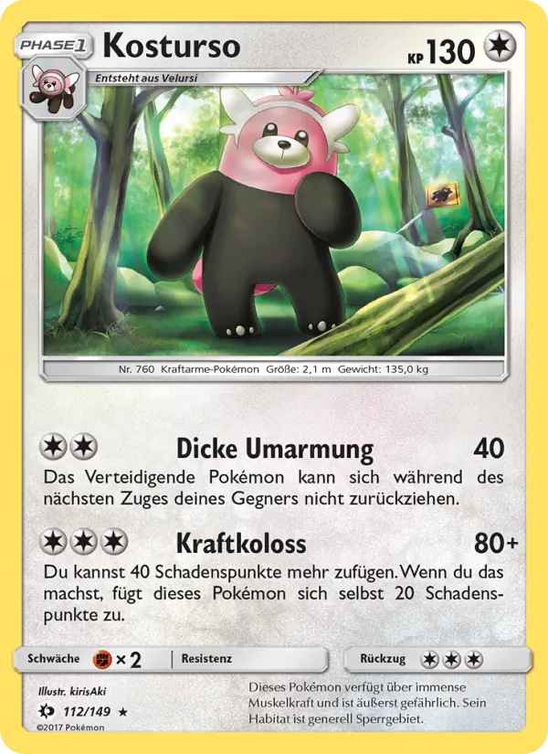 Kosturso (Sonne & Mond #112/149)