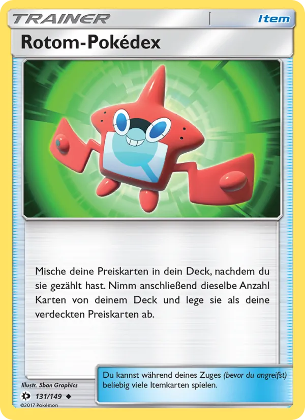 Rotom-Pokédex (Sun & Moon #131/149)