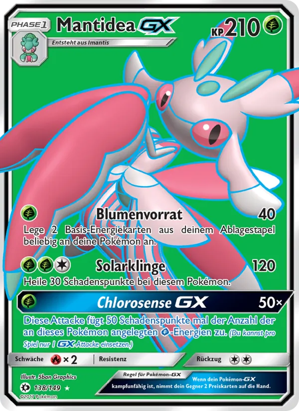 Mantidea GX (Sonne & Mond #138/149)