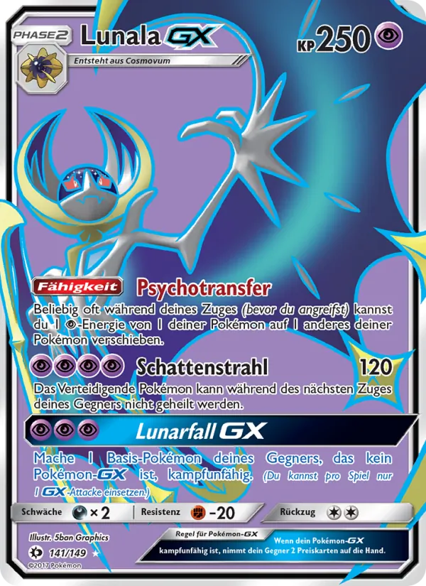 Lunala GX (Sonne & Mond #141/149)