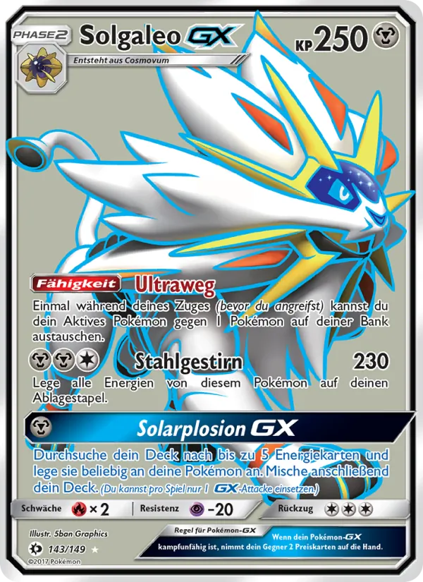 Solgaleo GX (Sonne & Mond #143/149)