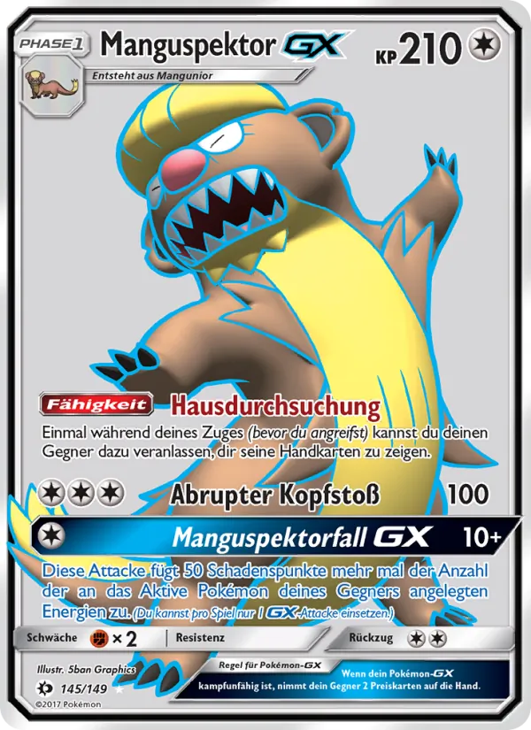 Manguspektor GX (Sonne & Mond #145/149)