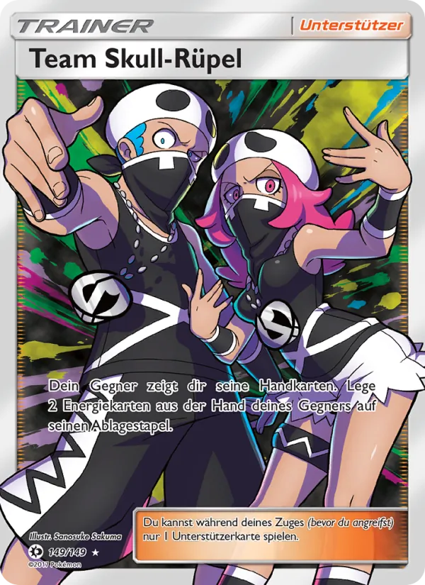Team Skull-Rüpel (Sonne & Mond #149/149)