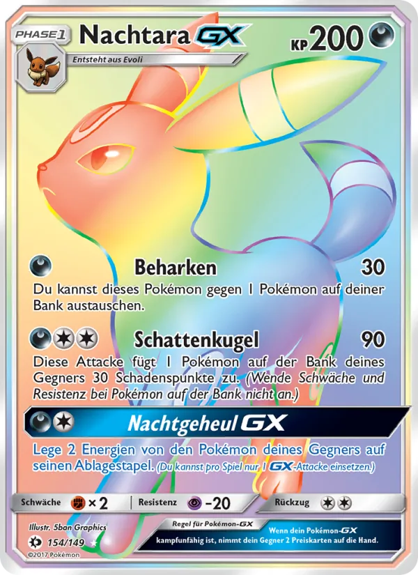 Nachtara GX (Sun & Moon #154/149)