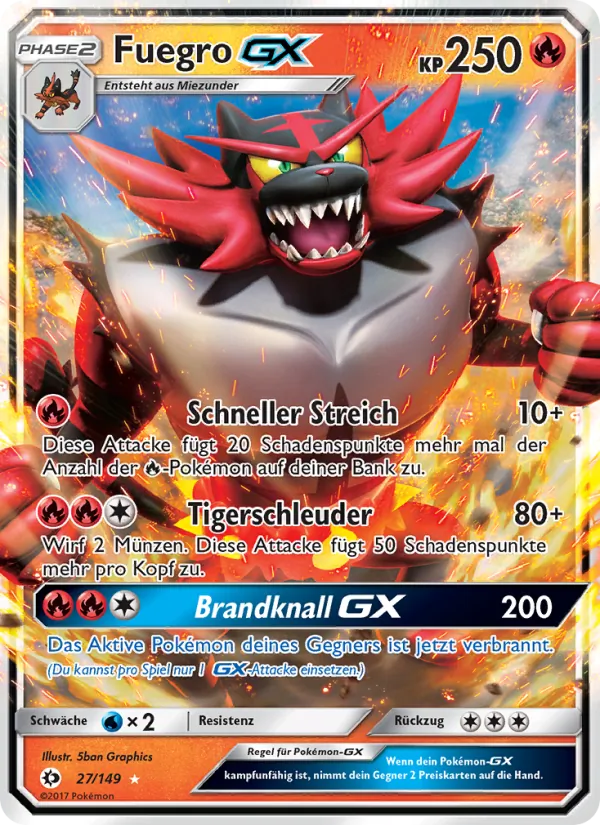 Fuegro GX (Sun & Moon #27/149)