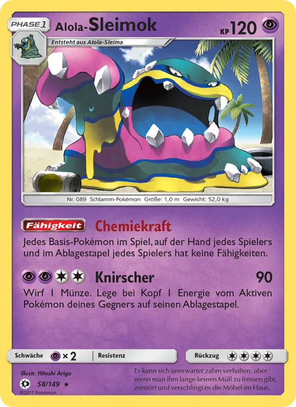 Alola-Sleimok (Sonne & Mond #58/149)