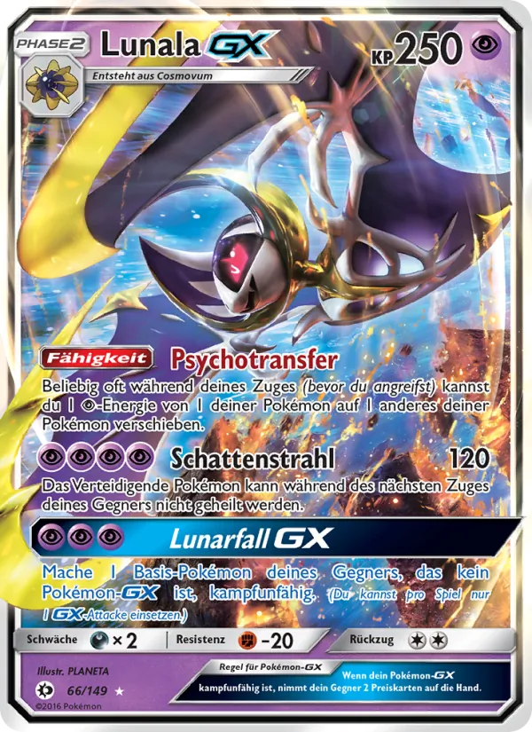 Lunala GX (Sun & Moon #66/149)
