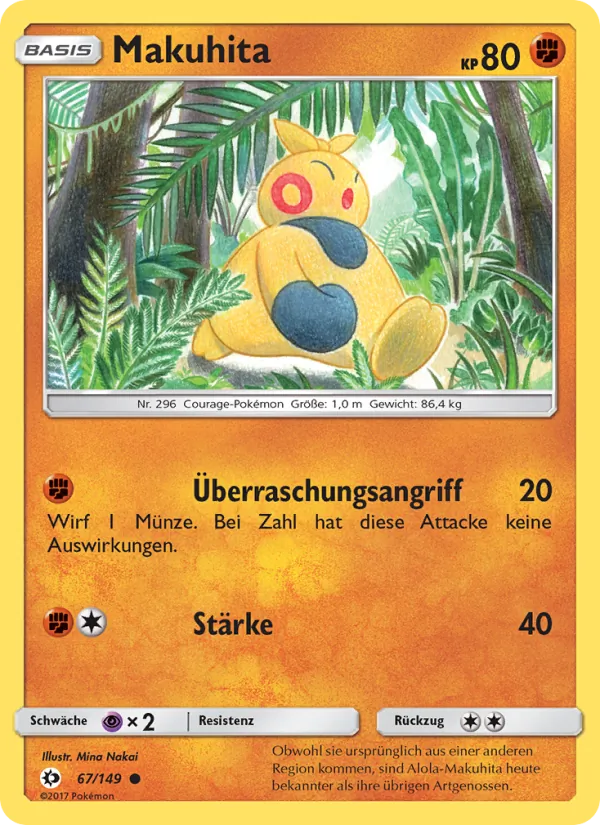 Makuhita (Sun & Moon #67/149)