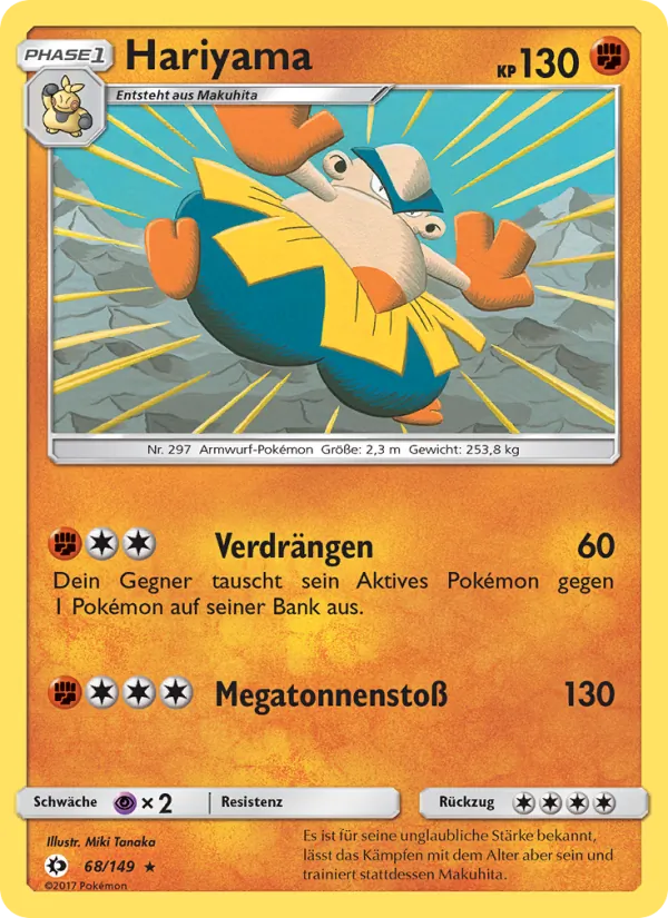 Hariyama (Sun & Moon #68/149)