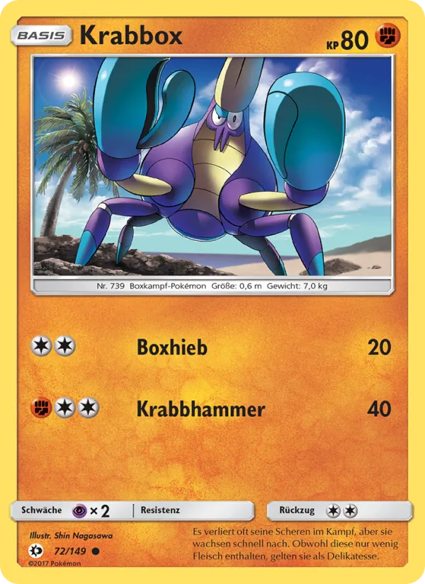 Krabbox (Sonne & Mond #72/149)