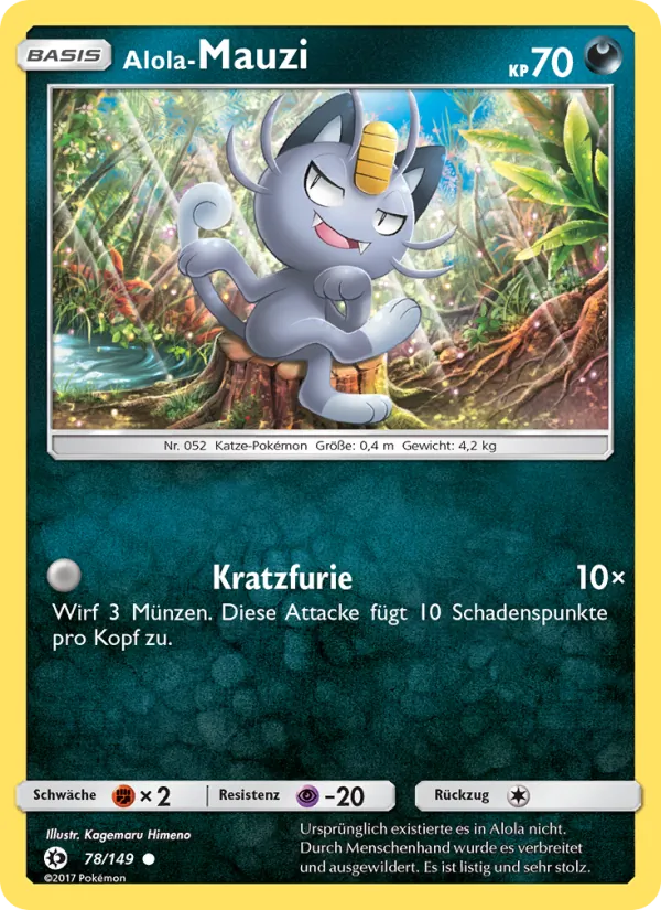 Alola-Mauzi (Sun & Moon #78/149)