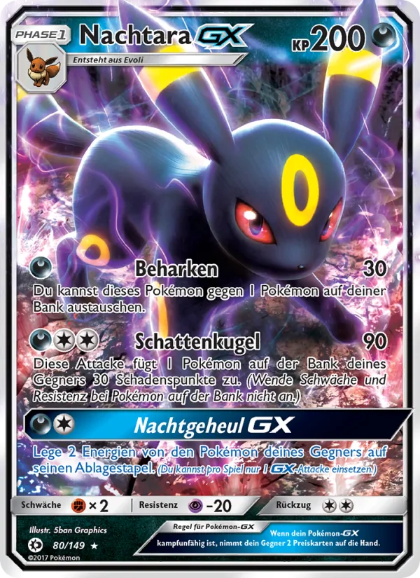 Nachtara GX (Sonne & Mond #80/149)