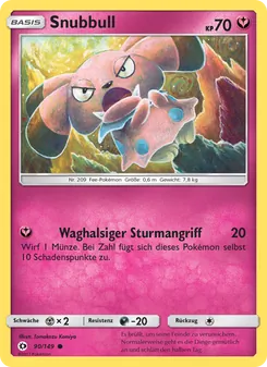Snubbull (Sonne & Mond #90/149)
