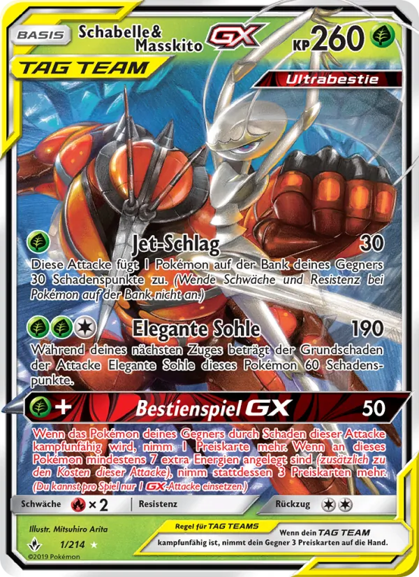 Schabelle & Masskito GX (Kräfte im Einklang #1/214)