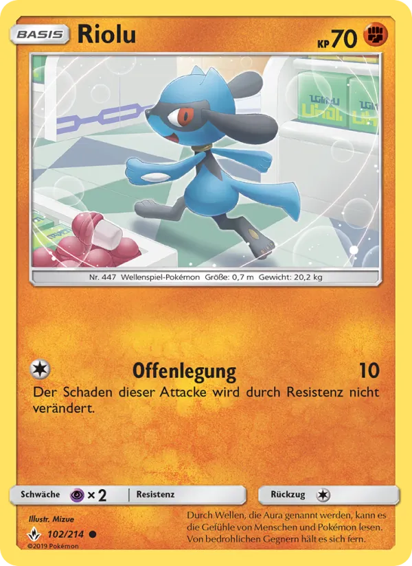 Riolu (Unbroken Bonds #102/214)