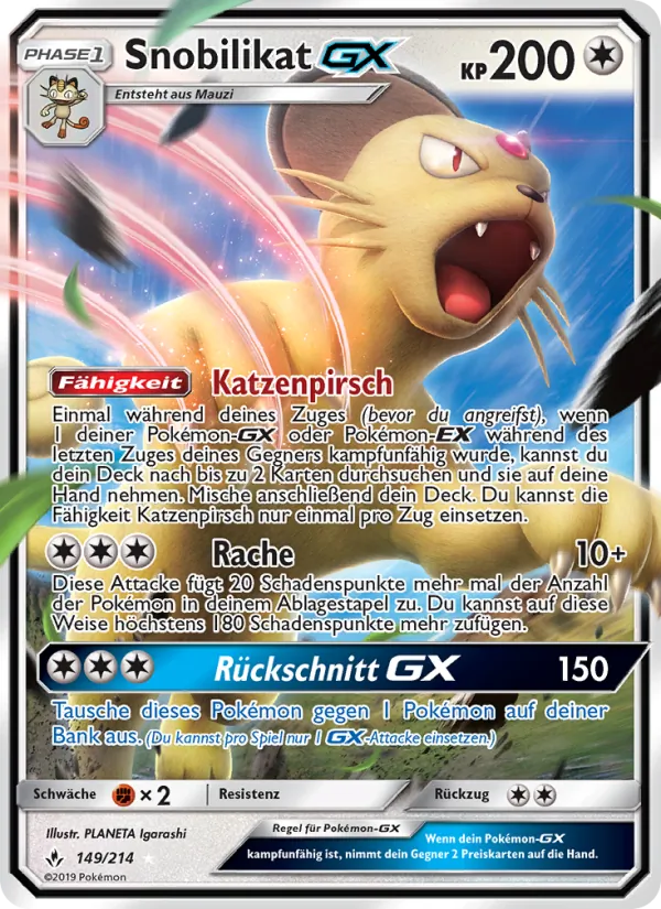 Snobilikat GX (Unbroken Bonds #149/214)