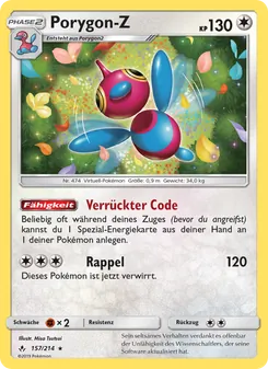Porygon-Z (Kräfte im Einklang #157/214)