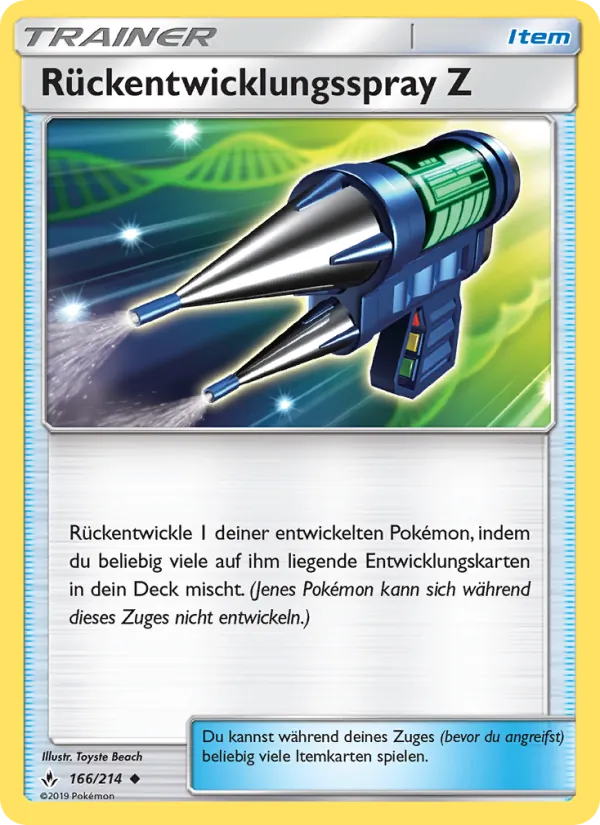 Rückentwicklungsspray Z (Kräfte im Einklang #166/214)