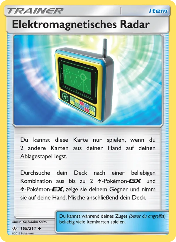 Elektromagnetisches Radar (Unbroken Bonds #169/214)