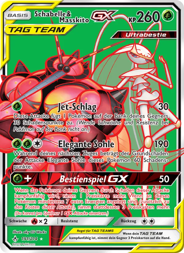 Schabelle & Masskito GX (Kräfte im Einklang #191/214)