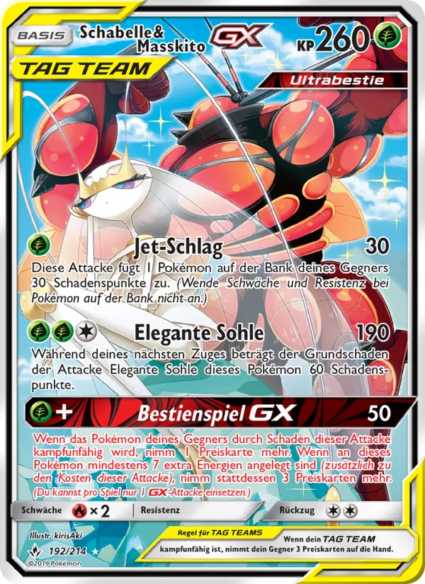 Schabelle & Masskito GX (Kräfte im Einklang #192/214)