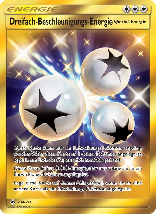 Dreifach-Beschleunigungs-Energie (Unbroken Bonds #234/214)