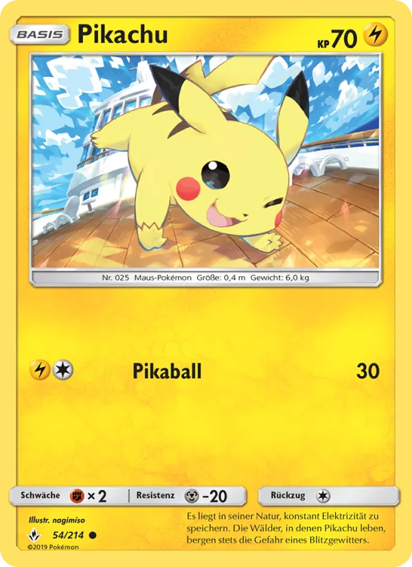 Pikachu (Kräfte im Einklang #54/214)