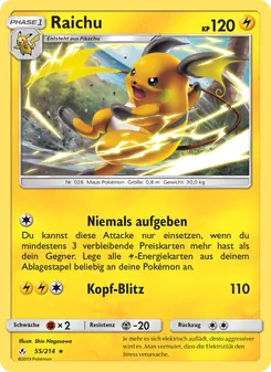 Raichu (Kräfte im Einklang #55/214)