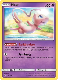 Mew (Kräfte im Einklang #76/214)