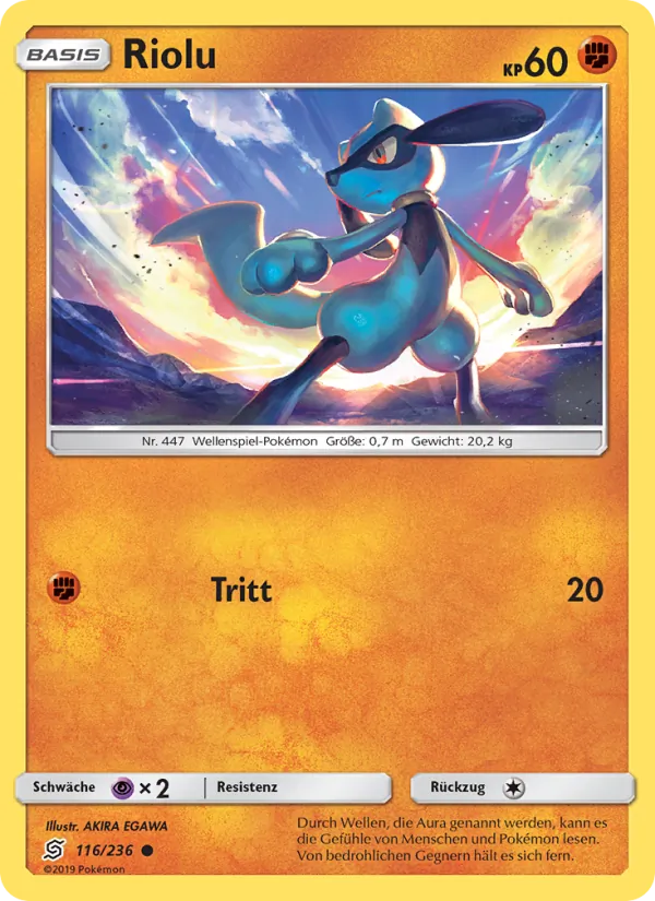 Riolu (Bund der Gleichgesinnten #116/236)