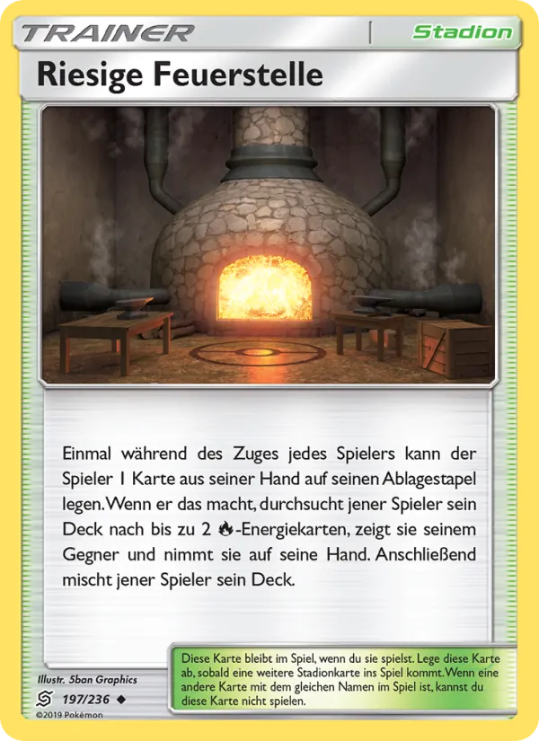 Riesige Feuerstelle (Unified Minds #197/236)