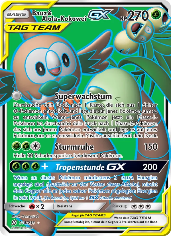 Bauz & Alola-Kokowei GX (Bund der Gleichgesinnten #214/236)