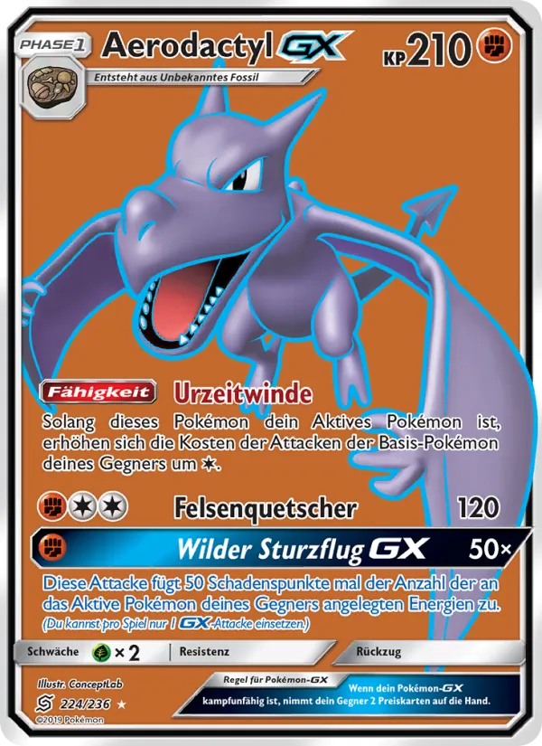 Aerodactyl GX (Bund der Gleichgesinnten #224/236)