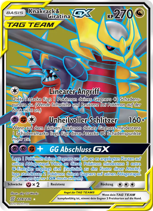 Knakrack & Giratina GX (Bund der Gleichgesinnten #228/236)