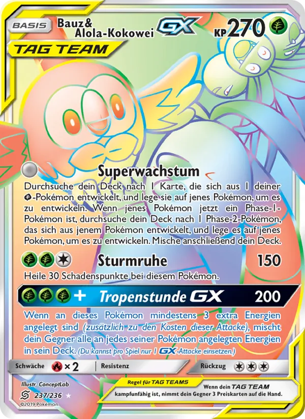 Bauz & Alola-Kokowei GX (Bund der Gleichgesinnten #237/236)