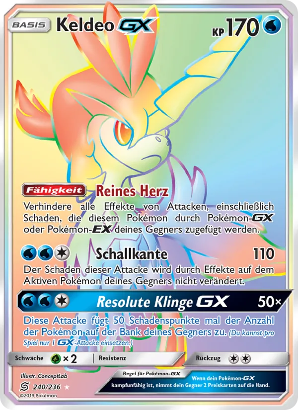 Keldeo GX (Bund der Gleichgesinnten #240/236)