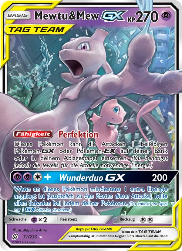 Mewtu & Mew GX (Bund der Gleichgesinnten #71/236)