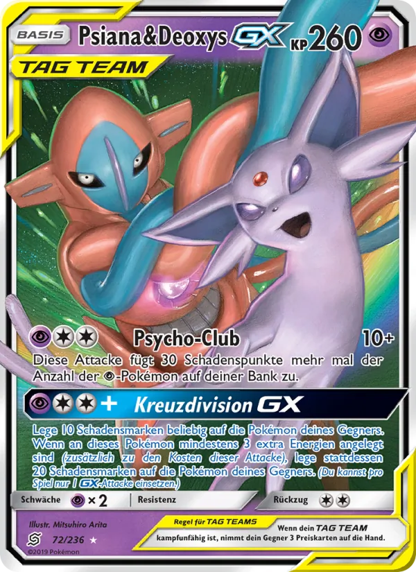 Psiana & Deoxys GX (Bund der Gleichgesinnten #72/236)