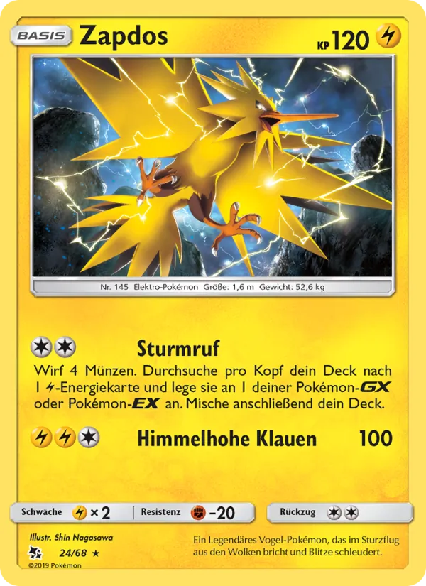 Zapdos (Verborgenes Schicksal #24/68)