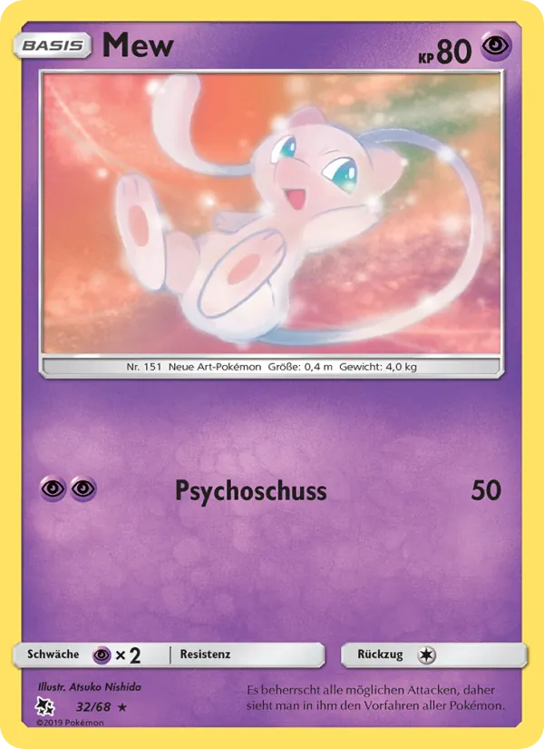 Mew (Hidden Fates #32/68)