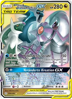 Arceus & Dialga & Palkia GX (Welten im Wandel #156/236)