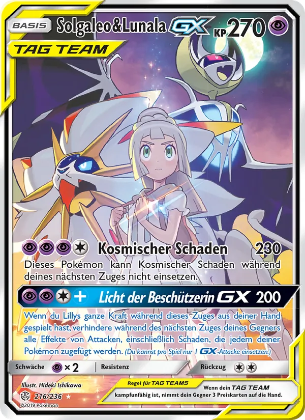 Solgaleo & Lunala GX (Welten im Wandel #216/236)