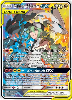 Reshiram & Zekrom GX (Welten im Wandel #222/236)