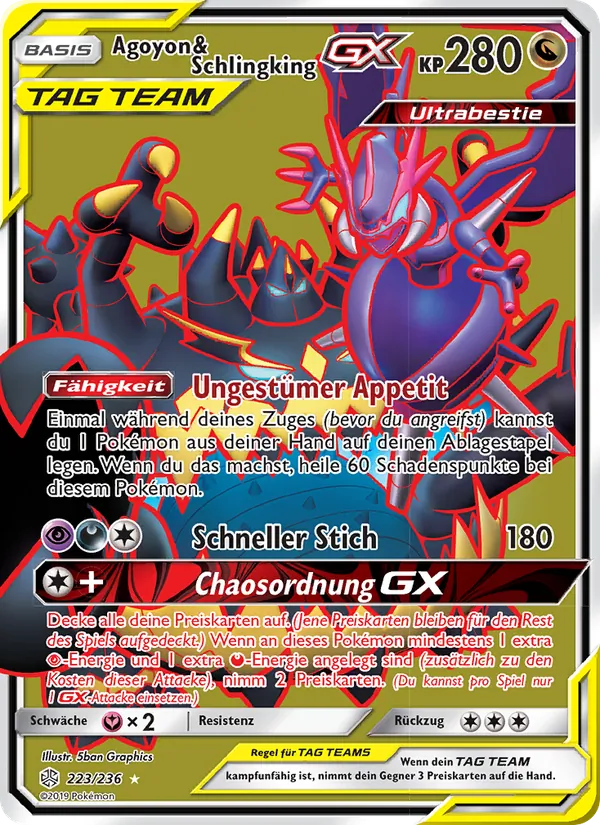 Agoyon & Schlingking GX (Cosmic Eclipse #223/236)